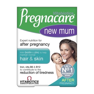 🌟พร้อมส่ง🌟 วิตามินบำรุงร่างกายสำหรับคุณแม่ Vitabiotics Pregnacare New Mum