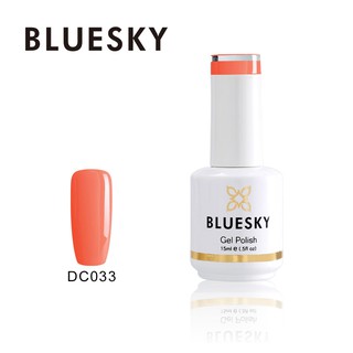 สีเจล Bluesky gel polish DC33 สีส้ม