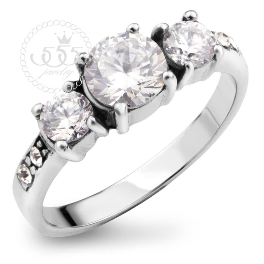 555jewelry-316l-ringแหวนผู้หญิง-รุ่นsri-043-wh-สีsteel-r1