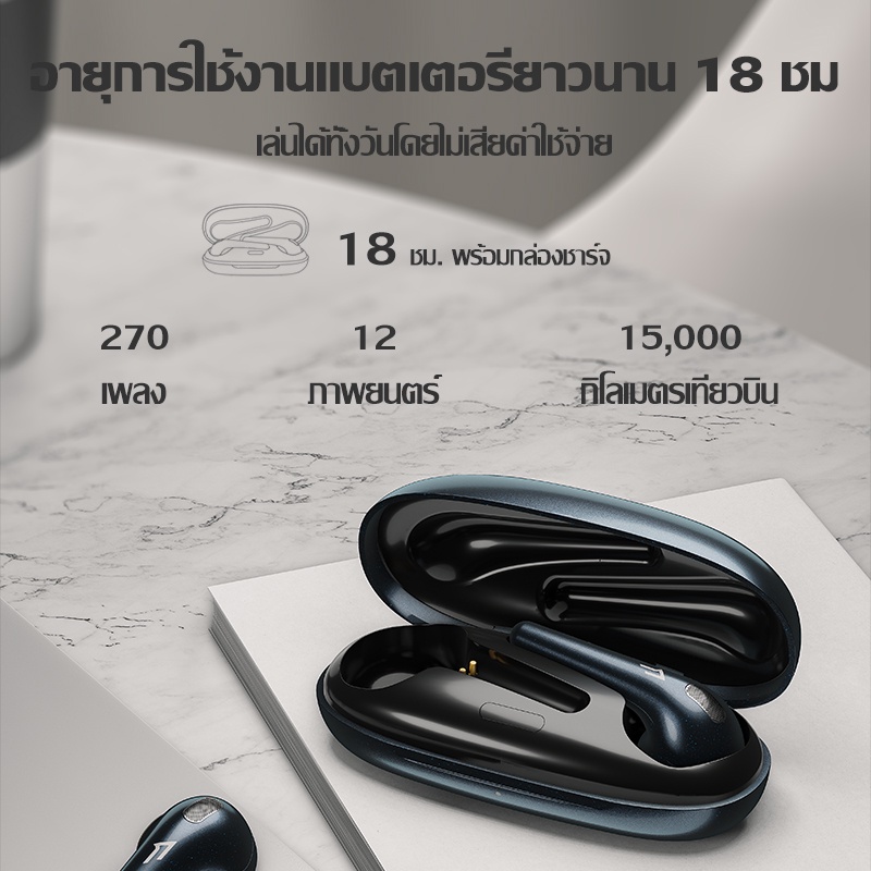 คำอธิบายเพิ่มเติมเกี่ยวกับ 1MORE Comfobuds 2 ES303 / ESS3001T หูฟัง หูฟังไร้สาย หูฟังบลูทูธไร้สาย True Wireless หูฟังตัดเสียงรบกวนไร้สาย หูฟังลดเสียงรบกวน