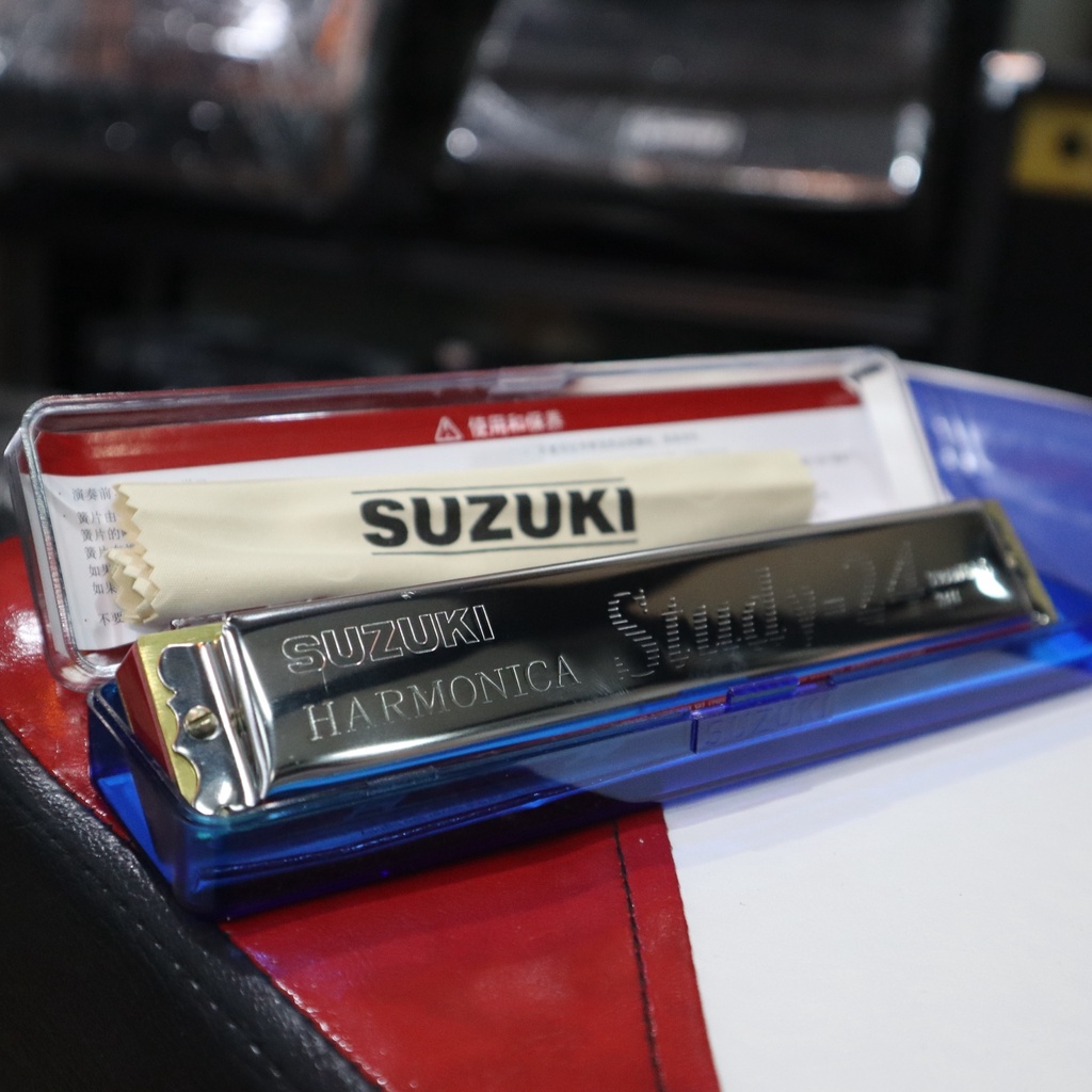 เมาท์ออแกน-harmonica-ฮาร์โมนิก้า-suzuki-24-ช่อง-คีย์-c-สีเงิน