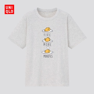 Uniqlo X Sanrio เสื้อยืดลําลองสําหรับสตรีแขนสั้นพิมพ์ลาย Sanrio Collaboration Series (Ut) Sanrio Characters 435840