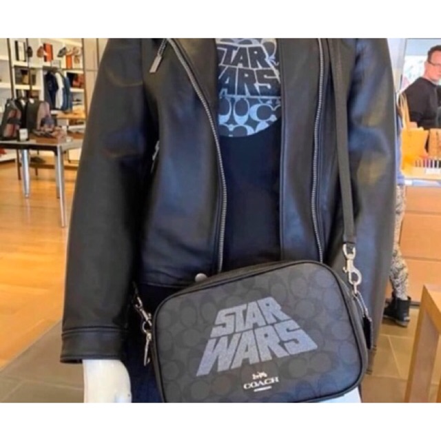 Star Wars X Coach Jes Crossbody In Signature Canvas With Motif Shopee