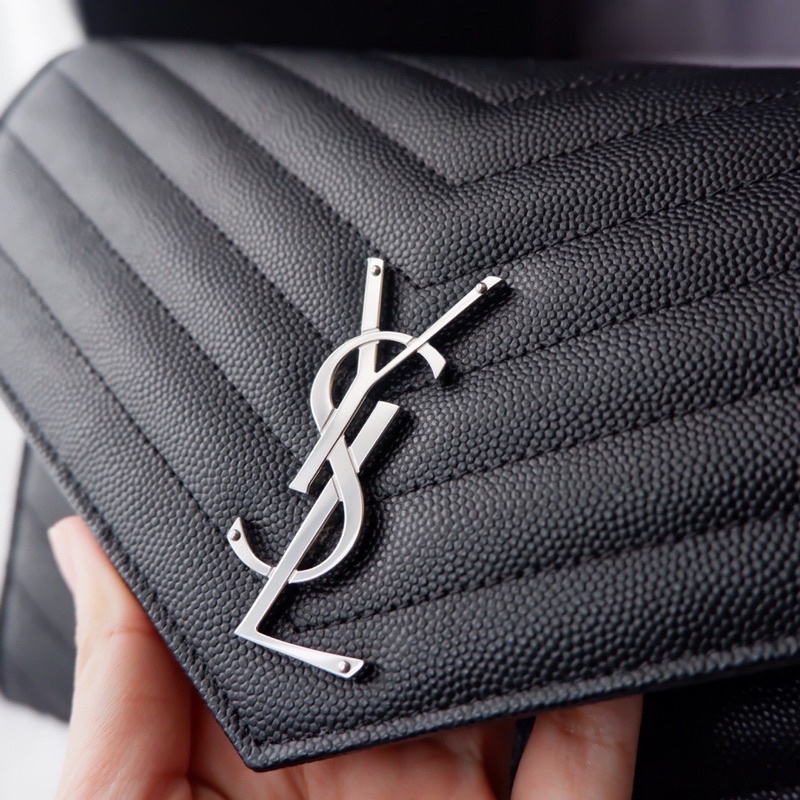 sold-ysl-clutch-black-shw-yr-21-ใหม่มากๆๆ