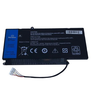 Battery Dell Inspiron 14 5439 Series: 11.1V-4400mAh Black (BLUE BATTERY) ผ่านการรับรองมาตรฐานอุตสาหกรรม (มอก.)