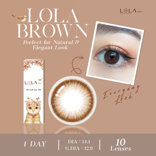 LOLA VISION 1 Day Color Soft Contact Lenses คอนแทคเลนส์ โลล่าวิชั่น แบบรายวัน (1 กล่อง/5 คู่)