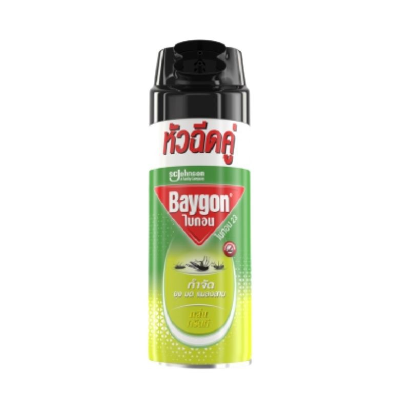 ภาพหน้าปกสินค้าBaygon ไบกอนเขียวสเปรย์ กลิ่นกรีนที 300 มล. Baygon MIK Green Tea 300ML จากร้าน supermarket บน Shopee