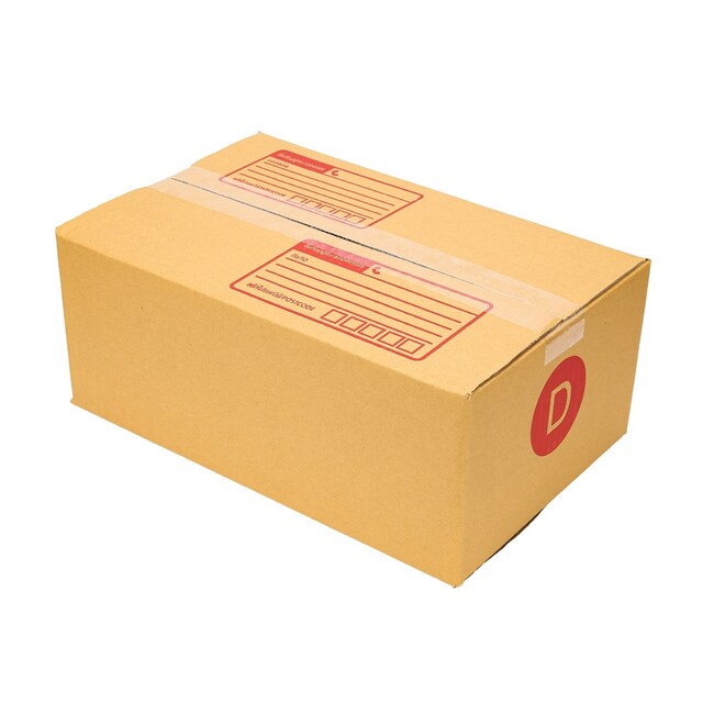 ภาพหน้าปกสินค้าsize D(ง) 3ชั้น (22x35x14 cm) กล่องไปรษณีย์ฝาชน 1 กล่อง จากร้าน huueol บน Shopee