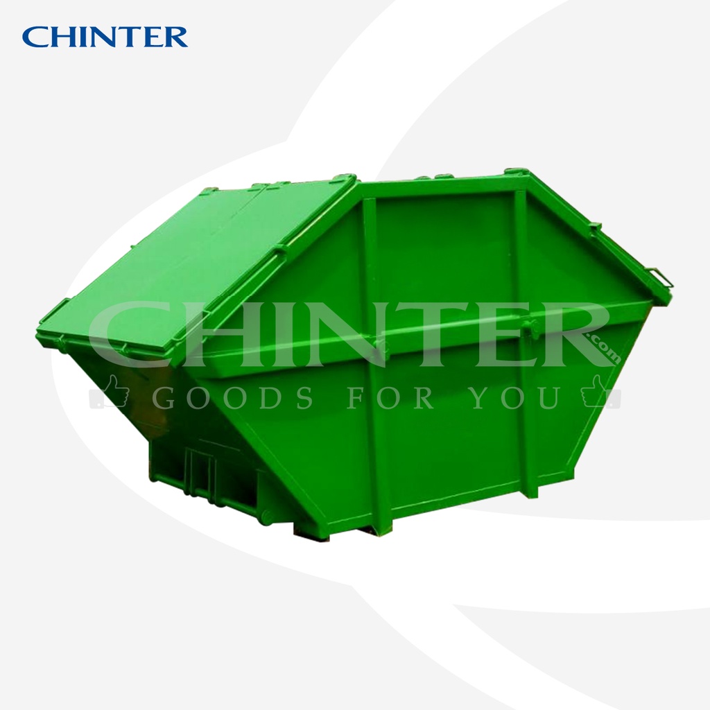 chinter-sgc8-1ถังขยะเหล็อกคอนเทนเนอร์ขนาด8000ลิตรชนิดเท2ด้าน-มีสีฟ้า-สีฟ้าคราม-สีเหลือง-สีเขียวสรีนชื่อหน่วยงานให้ฟรี