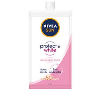 Nivea Sun Protect &amp; White Instant Aura Serum SPF50+ PA+++ 7ml นีเวีย ซัน โพรเท็คแอนด์ไวท์ แบบซองขนาด7กรัม