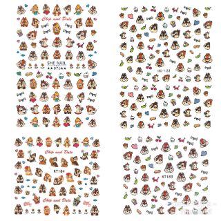 สติ๊กเกอร์ติดเล็บ แบบลอกติดได้เลย ไม่ต้องใช้น้ำ ลายชิพกับเดล