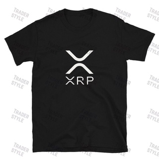 เสื้อยืด พิมพ์ลายนักลงทุน XRP Ripple Crypto สําหรับผู้ชาย 831915