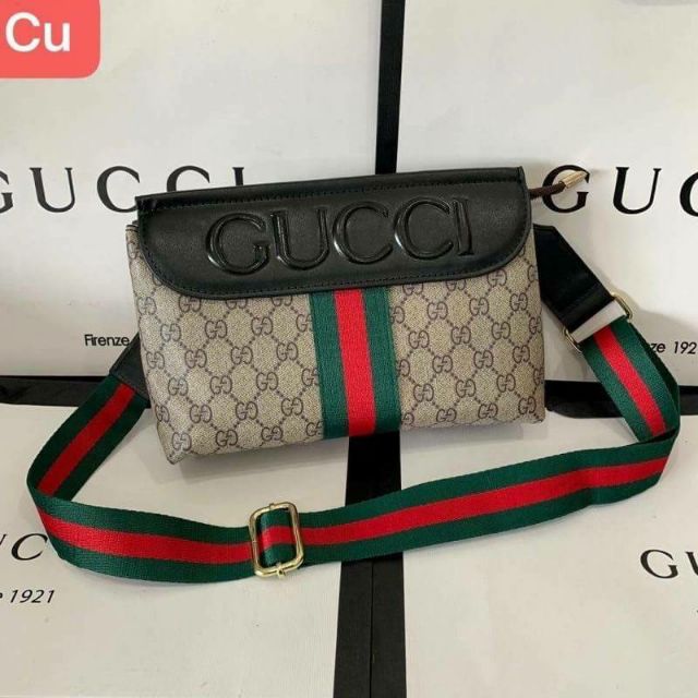 กระเป๋า-แบรนด์งานปั๊ม-เกรดมิลเลอร์-ขนาด-9-5นิ้ว-gc-กุชชี่-gucci