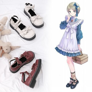 🔥 Mei Lulu lolita shoes Japanese original college style Lolita soft sister jk small leather shoes female loli doll shoe