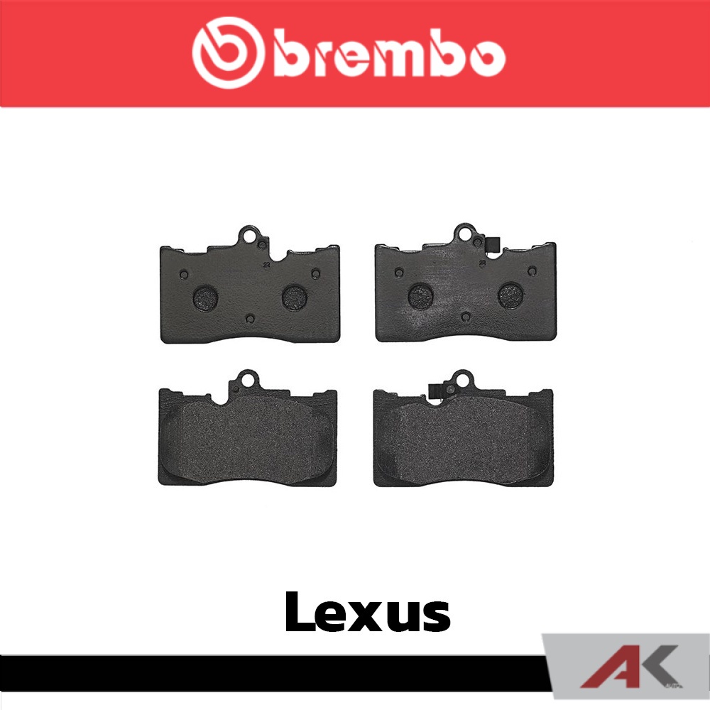 ผ้าเบรกหน้า-brembo-โลว์-เมทัลลิก-สำหรับ-lexus-gs300-430-2005-is-iii-200t-2015-รหัสสินค้า-p83-072b-ผ้าเบรคเบรมโบ้