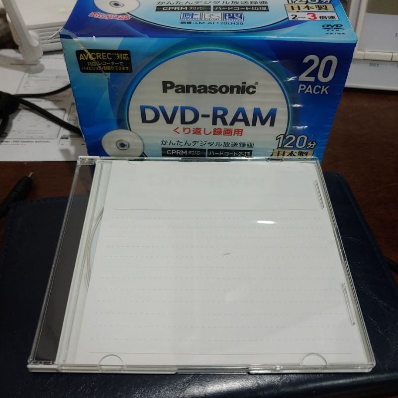 パナソニック DVD-RAM LM-AF120LH10 パナソニック DVD-RAM LM-AF120LH10 概要 3倍速 片面120分 4.7GB