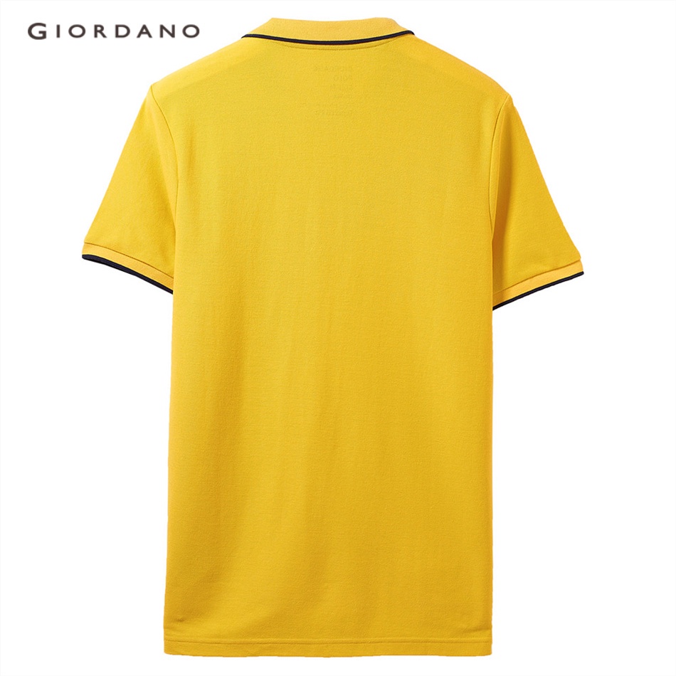 จิออดาโน-เสื้อโปโลผู้ชาย-giordano-mens-contrast-tipping-polo01019018