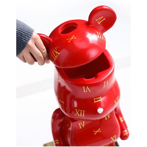 ที่ใส่กระดาษทิชชู-ตัวการ์ตูนเเบร์บริค-bearbrick-ตั้งพื้นพร้อมฐานรอง