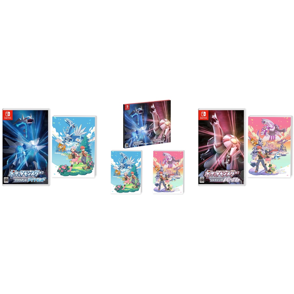 Pokemon Shining Pearl With Singapore Exclusive A5 Artbook And
