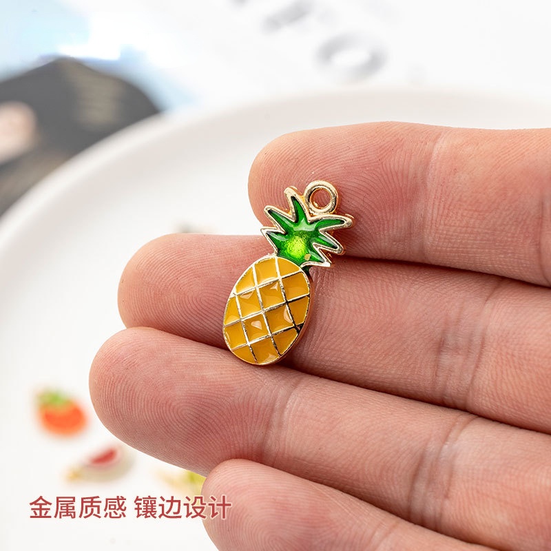 yy-จี้ดอกทานตะวัน-เดซี่-หยดน้ํามัน-โลหะผสม-เครื่องประดับ-ยางรัด-ต่างหู-จี้-รูพรุน-จี้เวอร์ชั่นเกาหลี