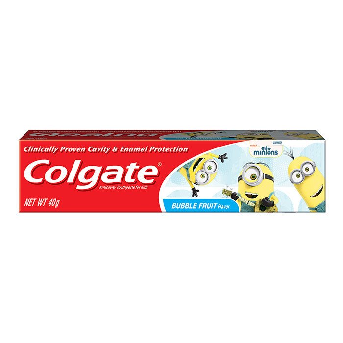 แพ็ค-6-หลอด-colgate-คอลเกต-ยาสีฟันฟลูออไรด์-สำหรับเด็ก-รสบับเบิ้ลฟรุต-40กรัม