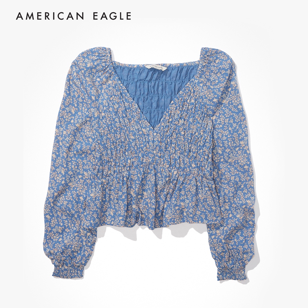 american-eagle-long-sleeve-smocked-babydoll-top-เสื้อ-ผู้หญิง-เบบี้ดอล-แขนยาว-ewsb-035-3967-400