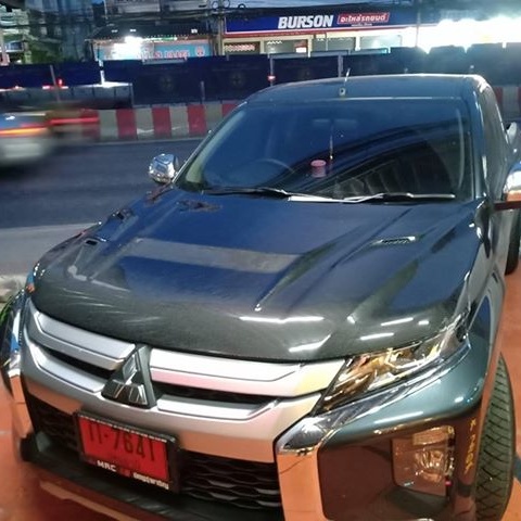 econ-gt-ฝากระโปรงคาร์บอน-ไฟเบอร์-คาร์บอน-เคฟล่า-mitsubishi-new-triton-new-pajero-2019-ลายสอง