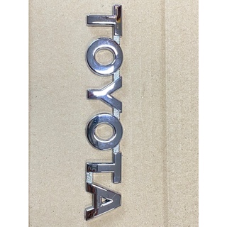 logo TOYOTA ชุปโครเมี่ยม โลโก้ โตโยต้า TOYOTA Chrome 1 ชิ้น โลโก้ชุปอย่างดี เกรดห้าง (รับประกัน 6 เดือน)
