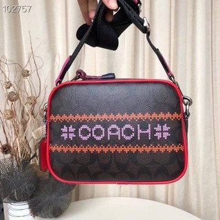 Coach DEMPSEY CAMERA BAG IN SIGNATURE CANVAS