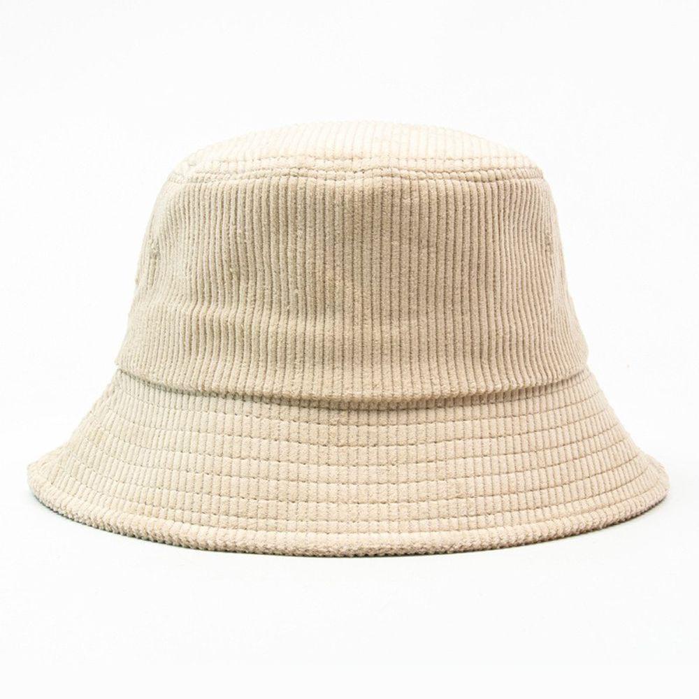 alisond1-หมวกบักเก็ต-ผ้าลูกฟูกนิ่ม-สีพื้น-สไตล์ญี่ปุ่นย้อนยุค-สําหรับผู้หญิง-และผู้ชาย