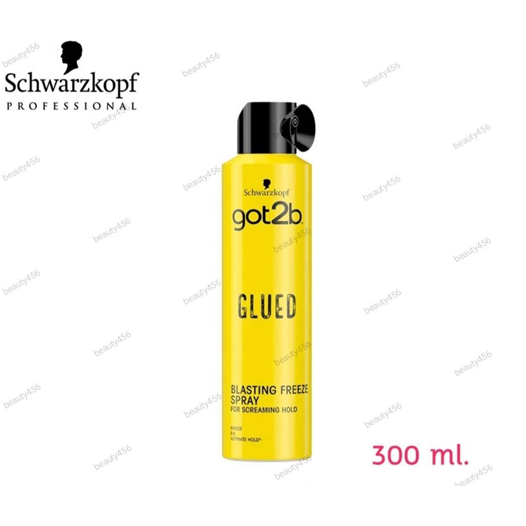 schwarzkopf-ชวาร์สคอฟ-got2b-ก๊อตทูบี-กลู-บลาสติ้ง-ฟรีซ-สเปรย์-จัดแต่งทรงผม-300มล-1กระป๋อง