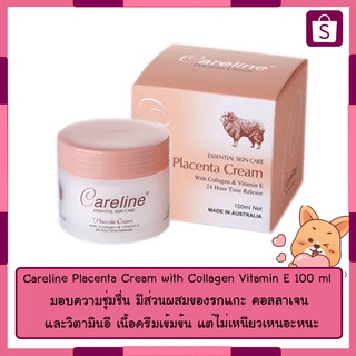 Careline Placenta Cream with Collagen Vitamin E 100 ml