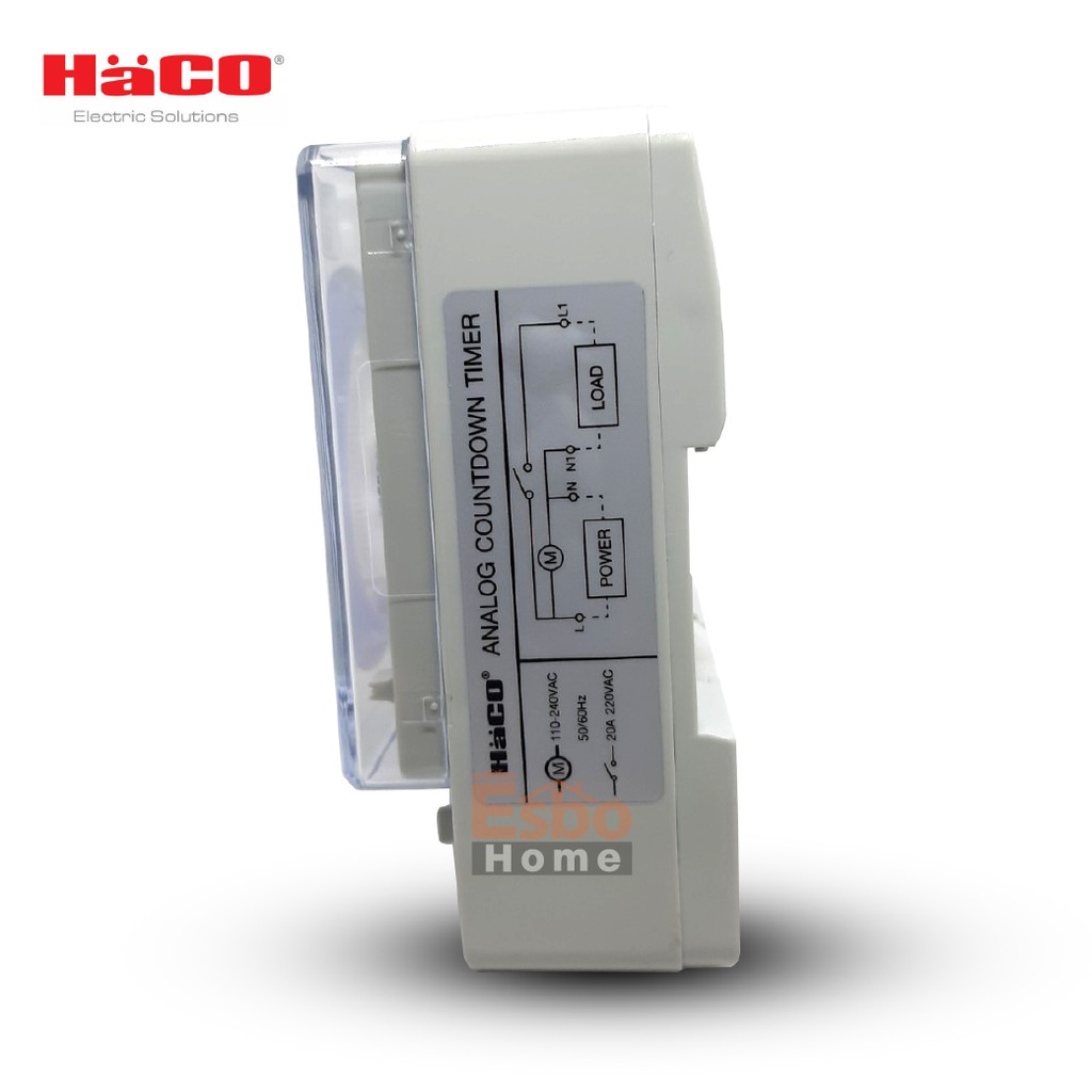 นาฬิกาตั้งเวลา-haco-tm-b20-แบบอนาล็อค-มีแบตเตอรี่สำรอง