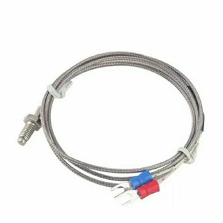 1 เมตร/2 เมตร/3 เมตร K ประเภท Thermocouple Control ด้าย M6 สกรู Probe อุณหภูมิเซนเซอร์อุณหภูมิ 0-400C Sensor Probe