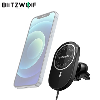 Blitzwolf® Bw-cw4 15W ที่ชาร์จโทรศัพท์ในรถยนต์ แบบแม่เหล็กไร้สาย ช่องระบายอากาศ