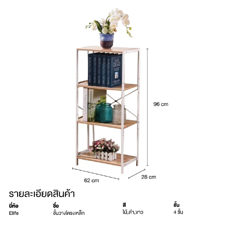 ชั้นเหล็กวางของอเนกประสงค์-ตกแต่งภายในบ้าน-มีให้เลือก-3-สี