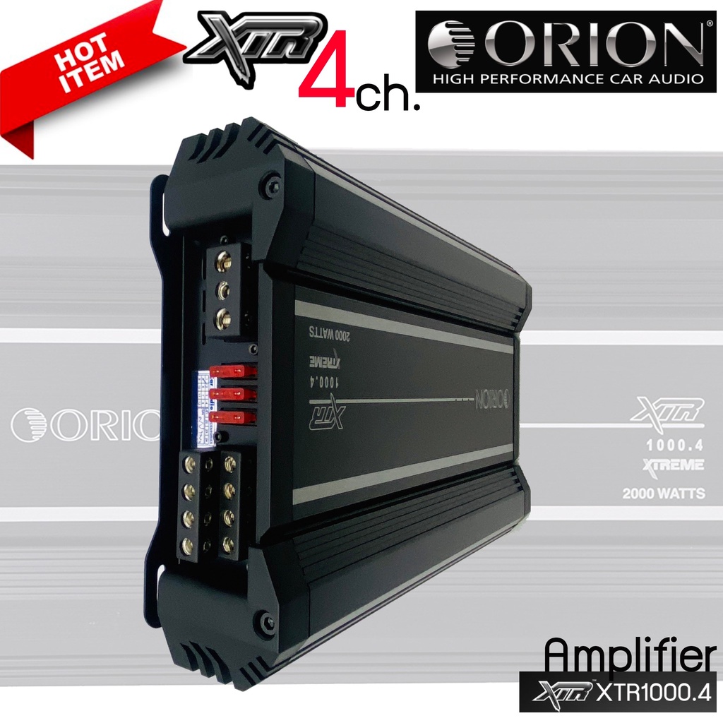 แอมป์ติดรถยนต์-4เเชลเเนล-orion-xtr-1000-4-max-2000watts-โอไรออน-ของแท้100-แอมป์-sql-hi-res-วงจรดิจิตอล-งานอเมริกา