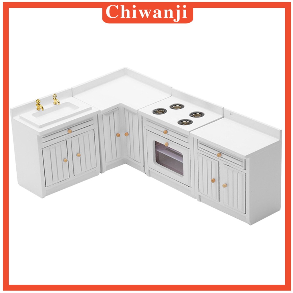 chiwanji-1-12-scale-โมเดลห้องครัวจําลองขนาดมินิสีขาวของเล่นสําหรับเด็ก