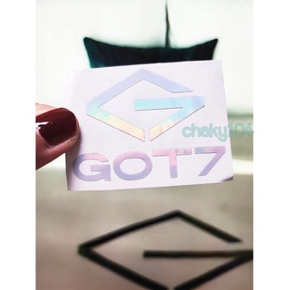 พร้อมส่ง! Sticker Hologram  GOT7 (LOGO ใหม่)  *มีเก็บเงินปลายทาง*