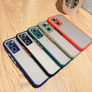 ส่งจากไทย Case Realme C35 เคสโทรศัพท์ ปุ่มสีผิวด้าน กันรอยกล้อง ขอบนิ่มหลังแข็ง เคสกันกระแทก