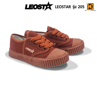 LEOSTA รองเท้าผ้าใบนักเรียน รองเท้านักเรียน ทรงแบบนันยาง รุ่น 205LEO