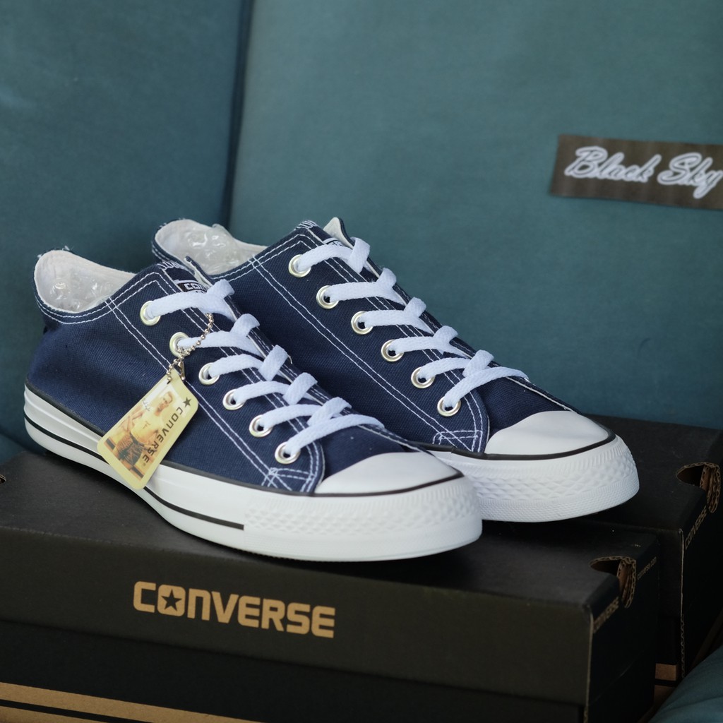 converse-all-star-classic-ox-blue-รุ่นฮิต-สีกรม-รองเท้าผ้าใบ-คอนเวิร์ส-ได้ทั้งชายหญิง