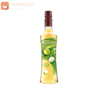 [6ขวด] เซนญอริต้า ไซรัป Senorita Coconut Flavoured Syrup  น้ำเชื่อมแต่งกลิ่นมะพร้าวน้ำหอม 750ml x 6 ขวด / ลัง