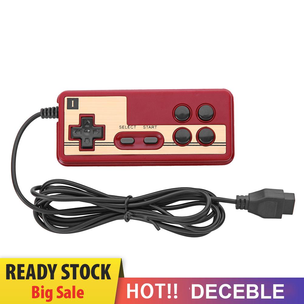 deceble-จอยเกม-แบบมีสาย-8-บิต-tv-สีแดง-และสีขาว