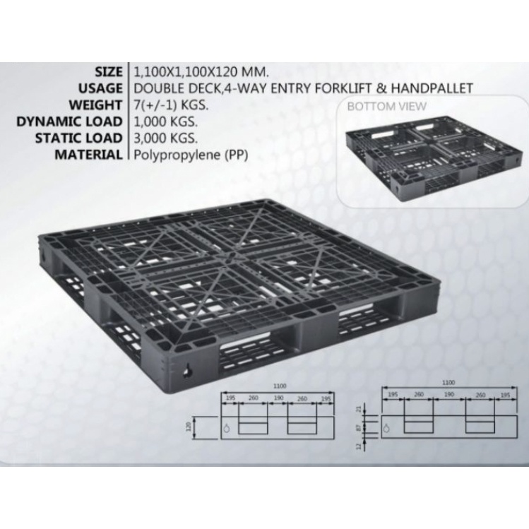 พาเลทคุณภาพอย่างดี-พาเลทพลาสติก-pallet-plastic