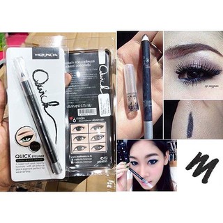 ♦️ส่งด่วน | ถูก | ของแท้ ♦️Mei LinDa Quick Eyeliner Super Water Proof #MD3033:meilinda เมลินดา อายไลเนอร์ ไม่มีกบเหลา