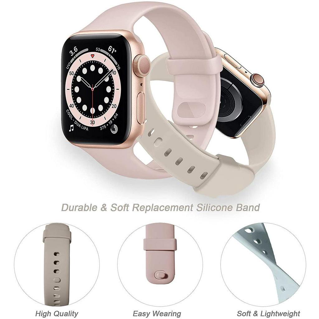 ภาพหน้าปกสินค้าสายนาฬิกาข้อมือ ซิลิโคนนิ่ม แบบเปลี่ยน สําหรับ Apple Watch ultra 49 มม. 45 มม. 44 มม. 42 มม. 38 มม. 40 มม. Iwatch Se 8 7 6 5 4 3 2 1 จากร้าน geekthink.th บน Shopee