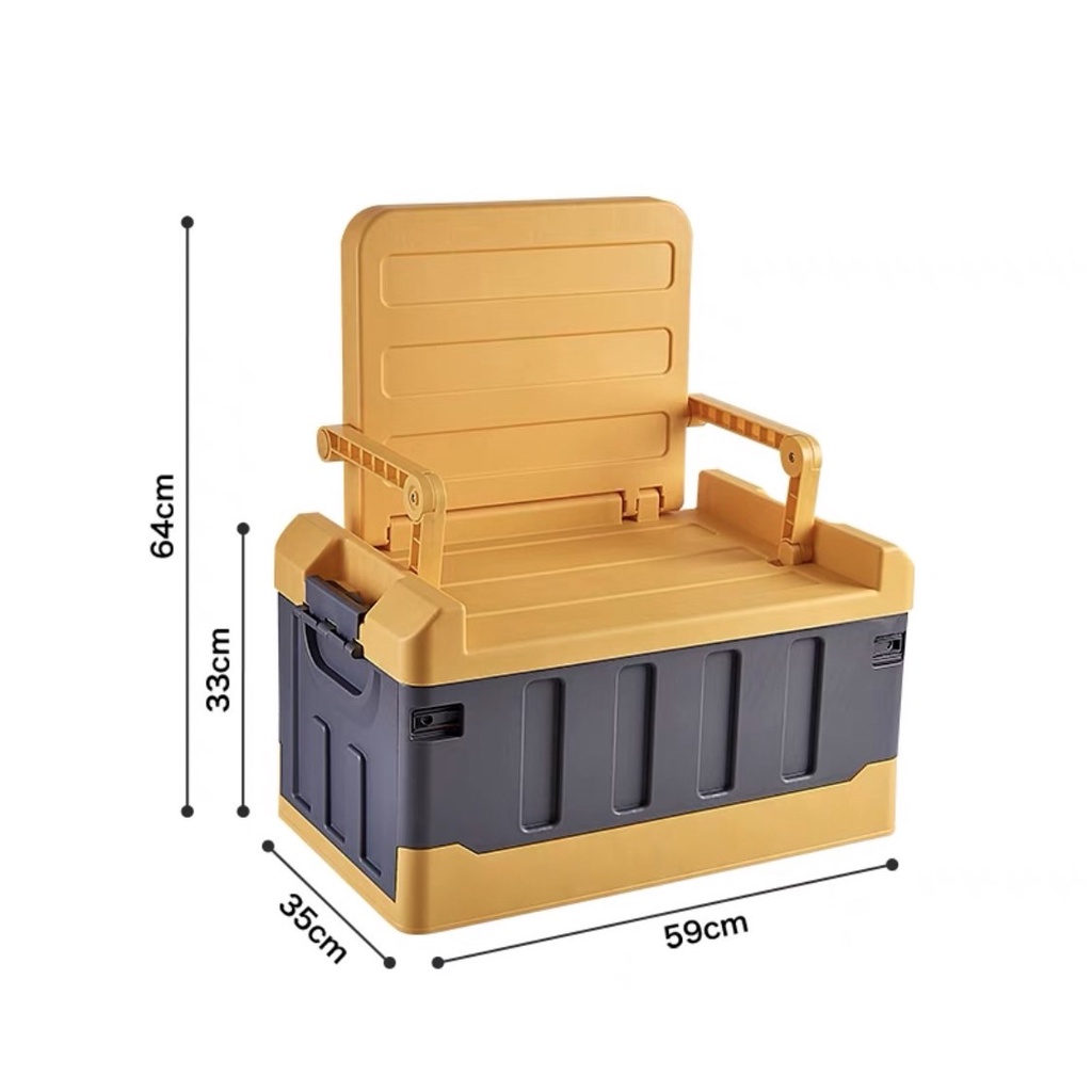 Tthree-in-one sitting folding storage box กล่องอเนกประสงค์ เก้าอี้ ใส่ ...