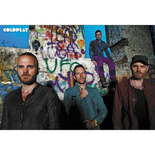 โปสเตอร์ วง ดนตรี Coldplay โคลด์เพลย์ โปสเตอร์ติดผนัง โปสเตอร์สวยๆ ภาพ ติดผนัง poster
