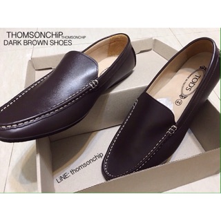 สินค้า Leather Dark Brown Shoes